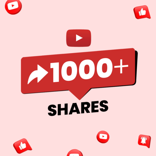 Organic YouTube Shares – Real Reach Expansion | Price Per 1K